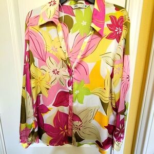 Zara Floral Blouse
